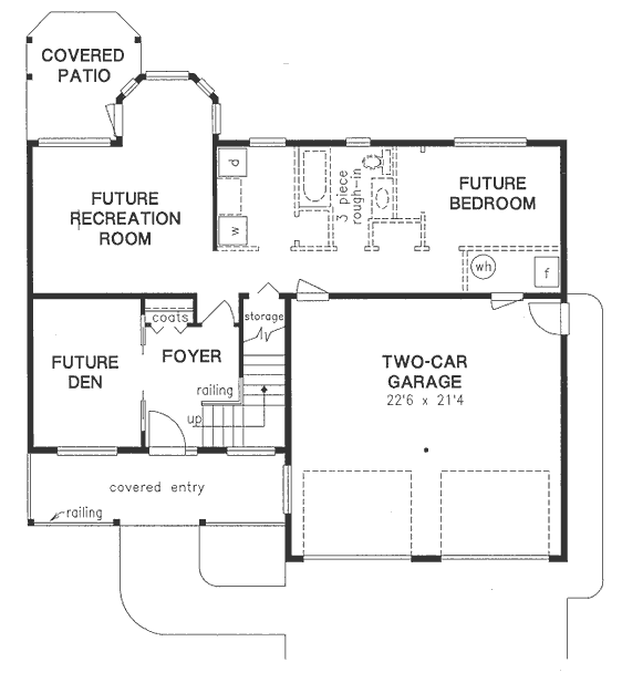 Basement Plan for House Plan #137319