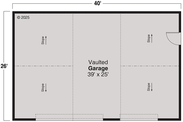 Main Floor Plan for House Plan #340401