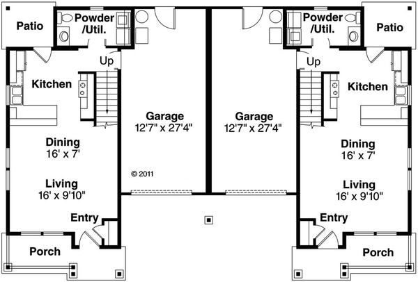 Main Floor Plan for House Plan #342412