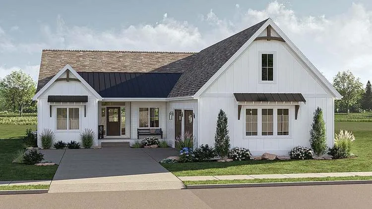 Full Rendering for House Plan #706391