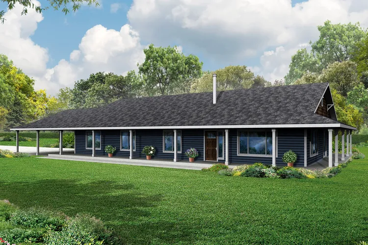 Full Rendering for House Plan #346712