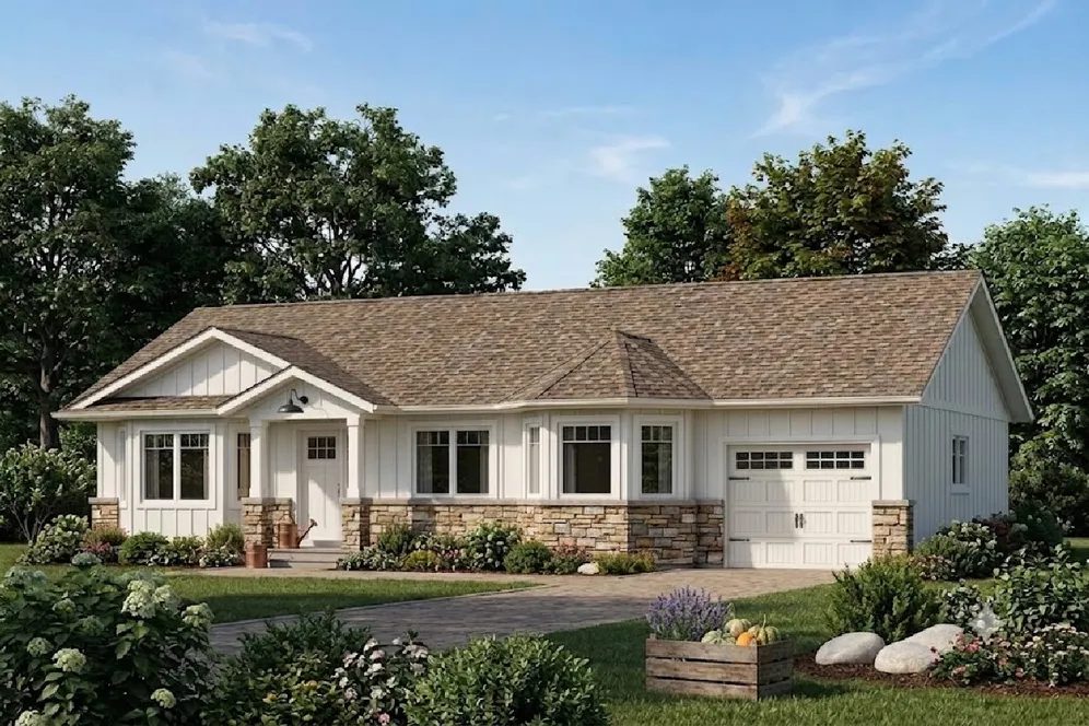 Full Rendering for House Plan #220206