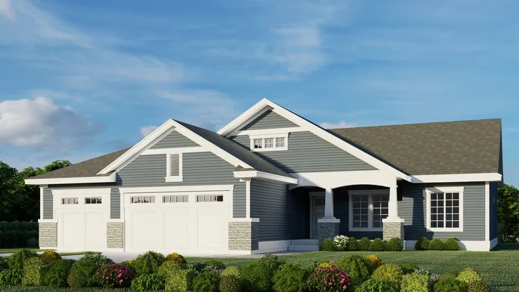 Full Rendering for House Plan #805241
