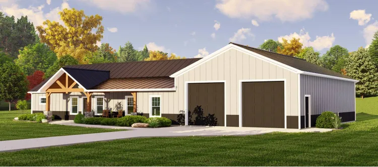 Full Rendering for House Plan #756981