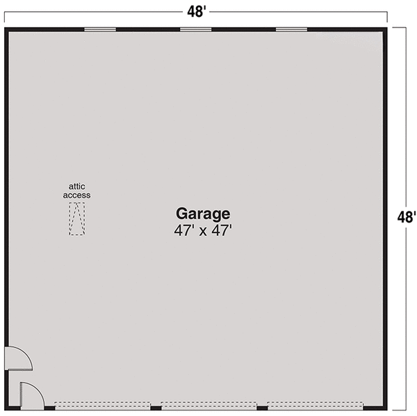 Main Floor Plan for House Plan #344032