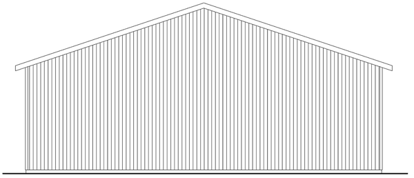 Right Elevation for House Plan #344032