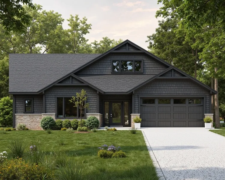 Full Rendering for House Plan #806421