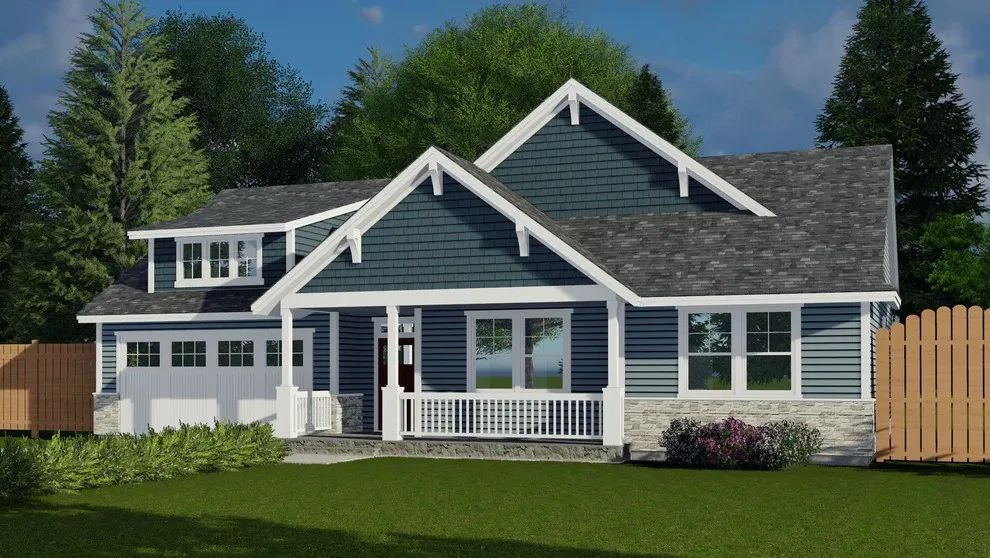 Full Rendering for House Plan #856271
