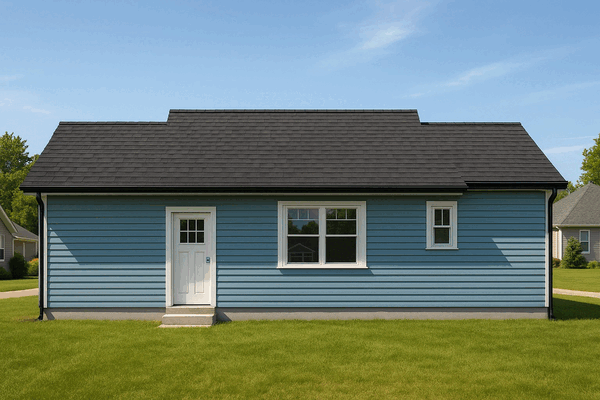Rear Elevation for House Plan #808670