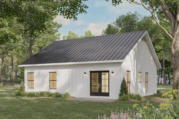 Rear Elevation for House Plan #437501