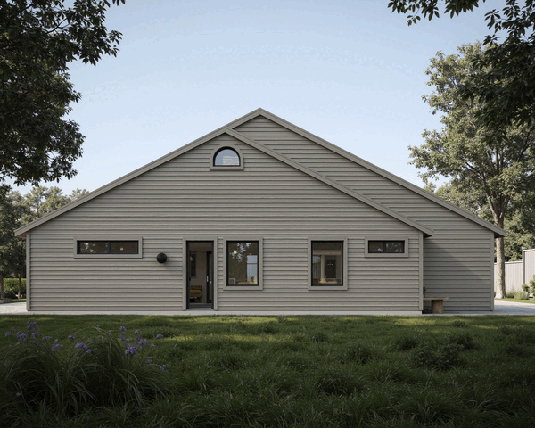 Rear Elevation for House Plan #801991
