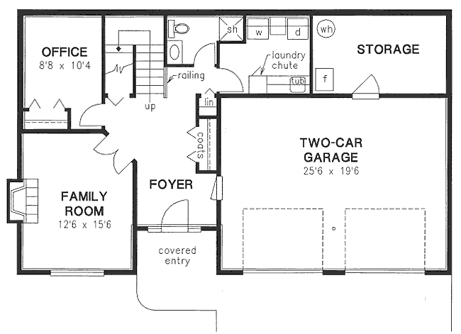 Basement Plan for House Plan #132419