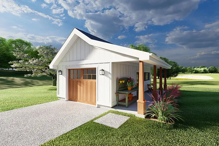 Full Rendering for House Plan #580474