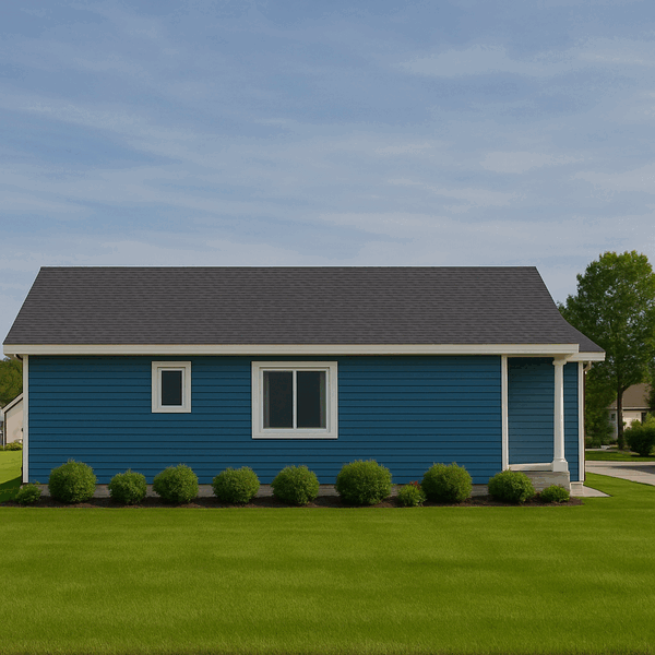 Left Elevation for House Plan #802321