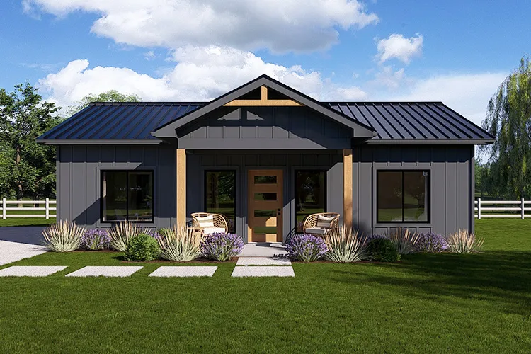 Full Rendering for House Plan #580992