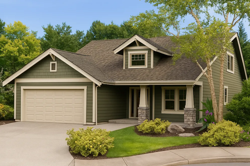 Full Rendering for House Plan #340651