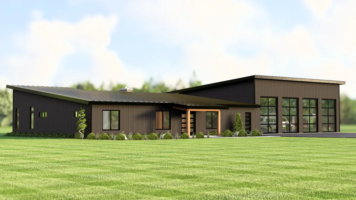 Full Rendering for House Plan #750982
