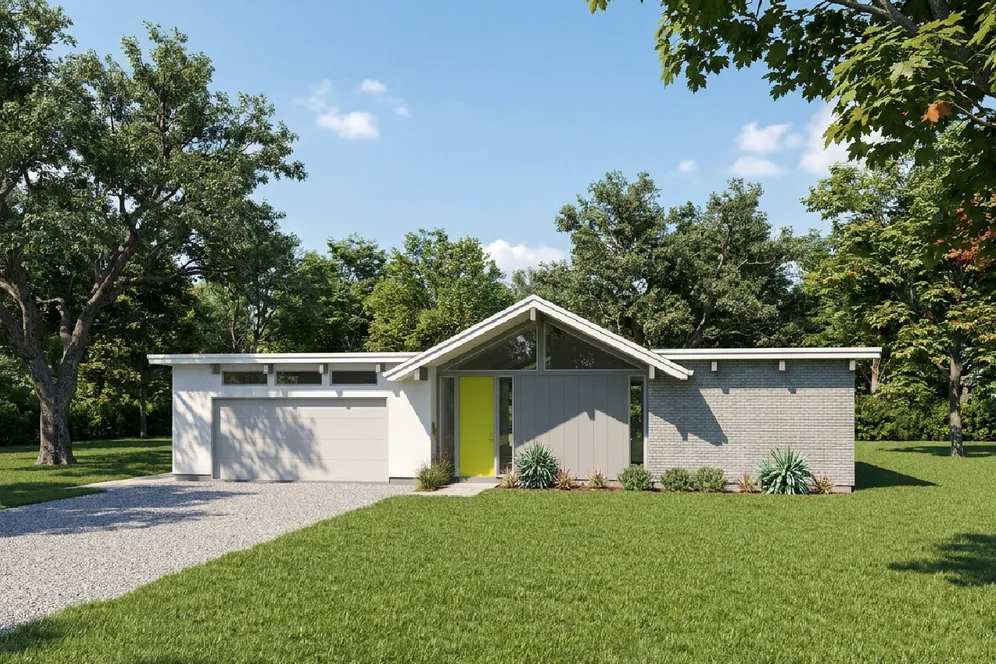 Full Rendering for House Plan #203151