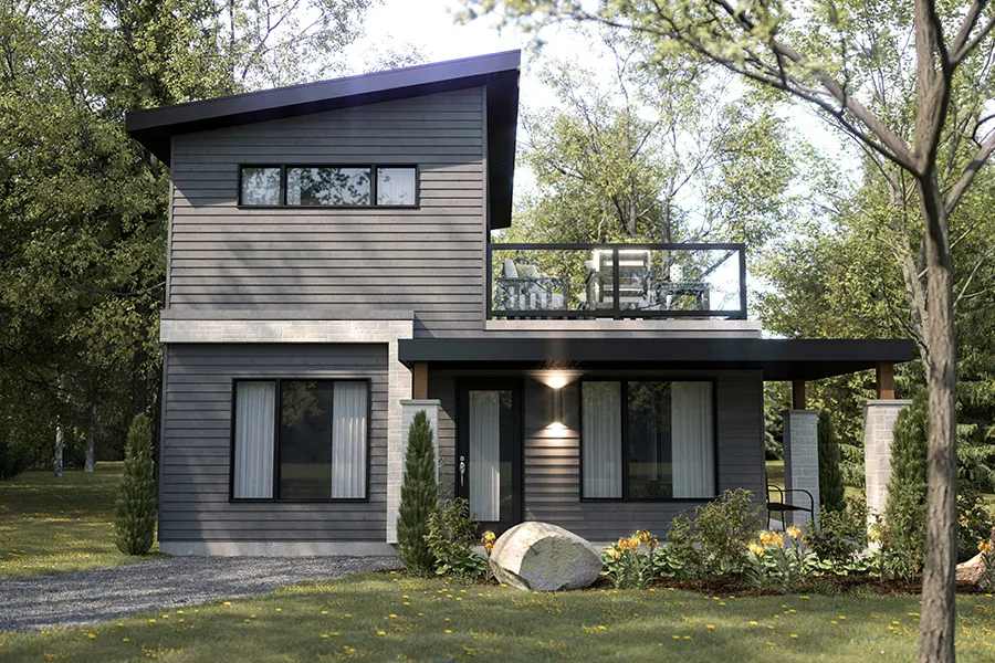Full Rendering for House Plan #141021