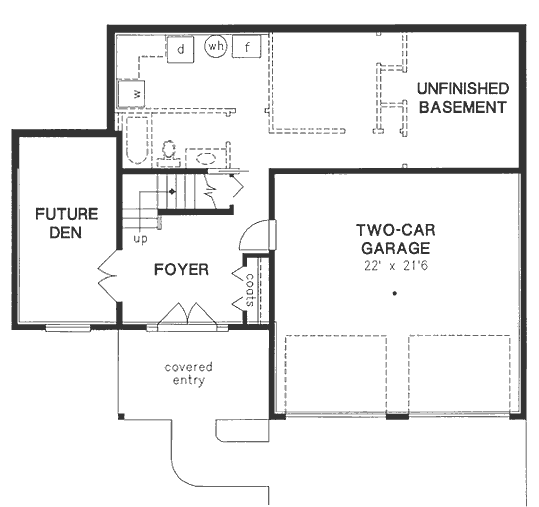 Basement Plan for House Plan #134419