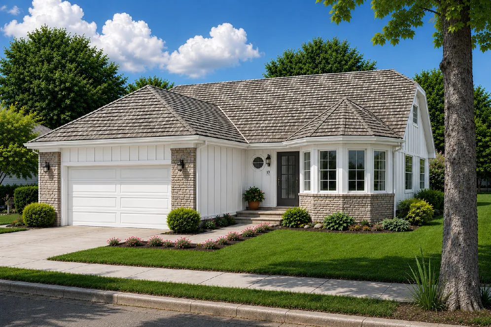 Full Rendering for House Plan #201140