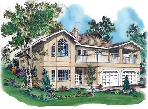 Full Rendering for House Plan #139719