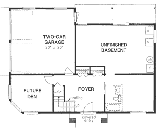 Basement Plan for House Plan #138129
