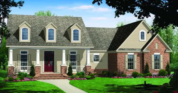 Full Rendering for House Plan #210522