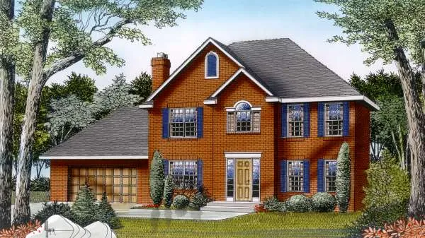 Full Rendering for House Plan #235027