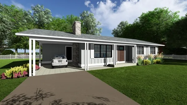 ExteriorPhoto for House Plan #200299