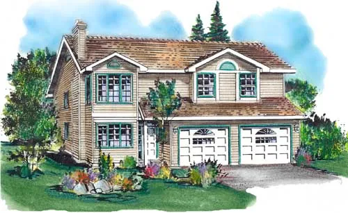Full Rendering for House Plan #133329