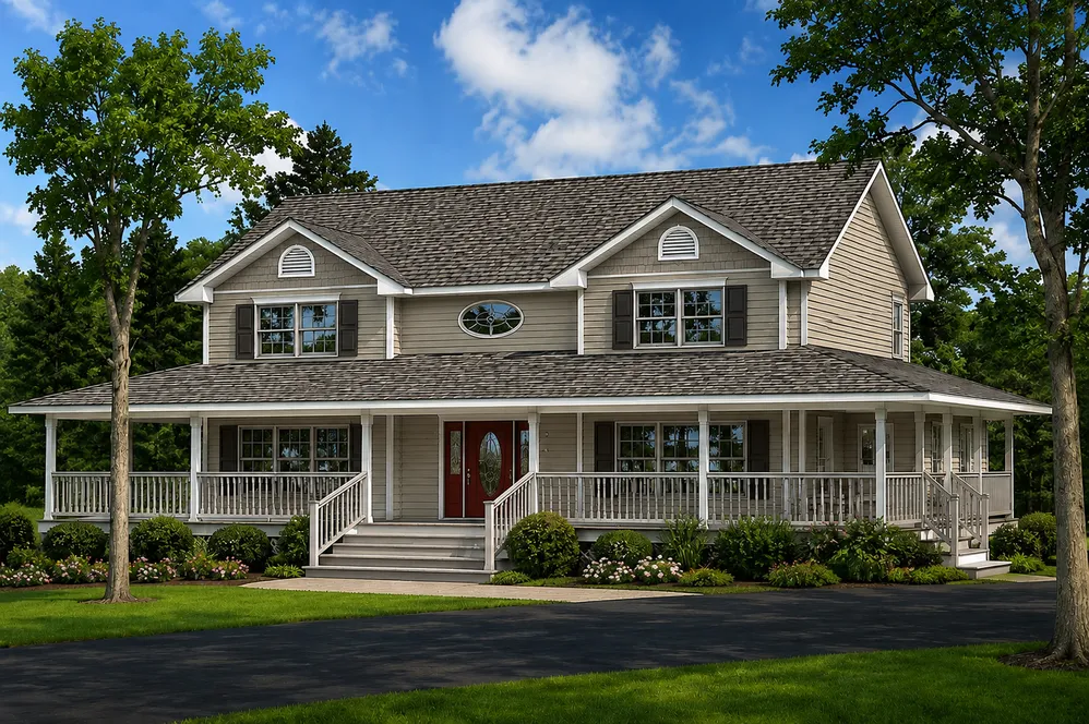 Full Rendering for House Plan #224201