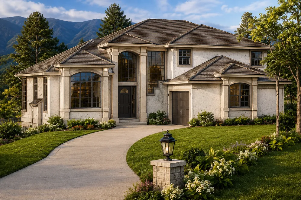 Full Rendering for House Plan #201446