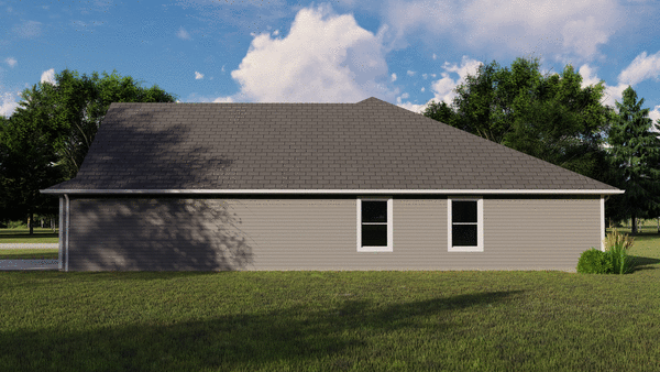 Right Elevation for House Plan #750822
