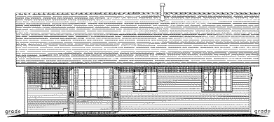 Rear Elevation for House Plan #139213