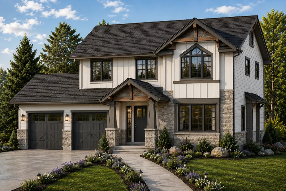 Full Rendering for House Plan #224204