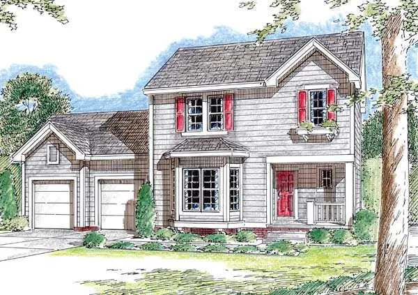 Full Rendering for House Plan #702731