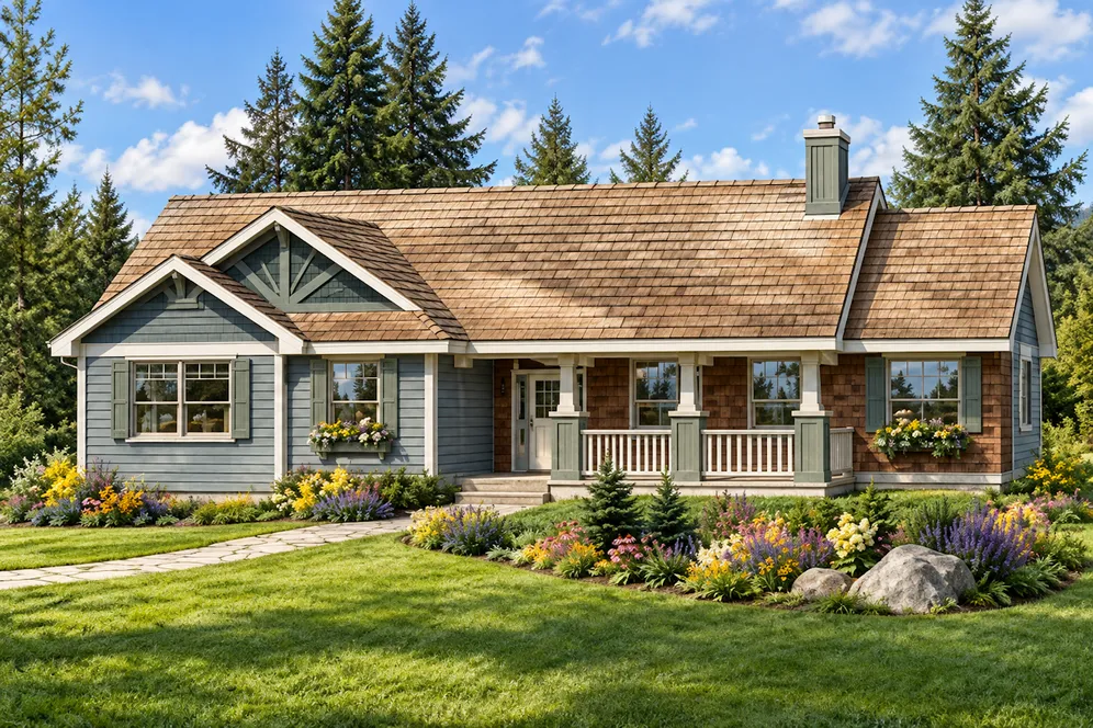 Full Rendering for House Plan #131254
