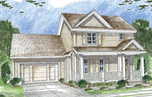 Full Rendering for House Plan #702941