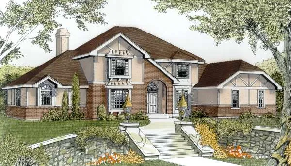 Full Rendering for House Plan #236027