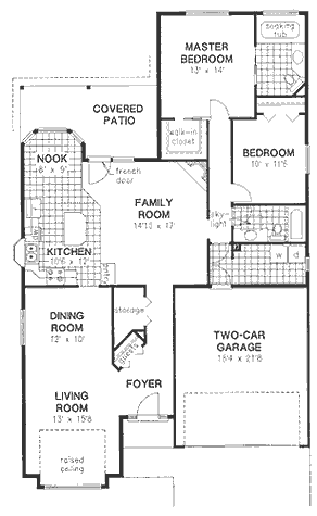 Main Floor Plan for House Plan #131609