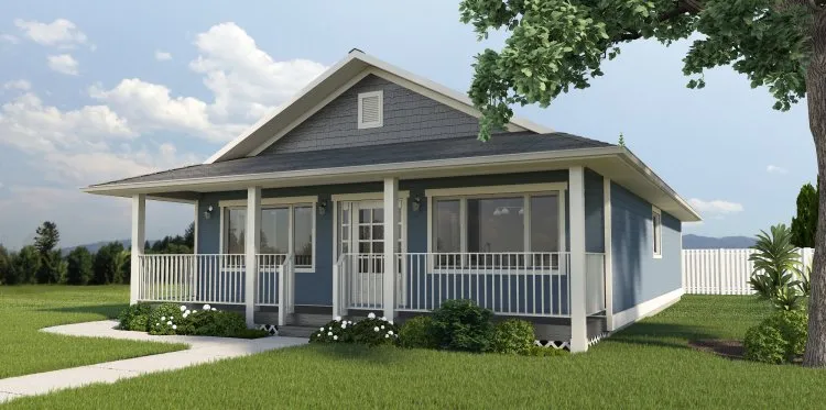 Full Rendering for House Plan #195001