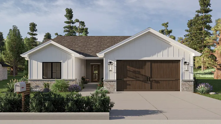 Full Rendering for House Plan #706861