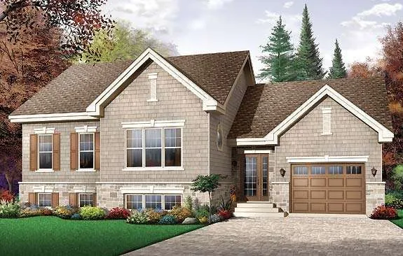 Full Rendering for House Plan #147443