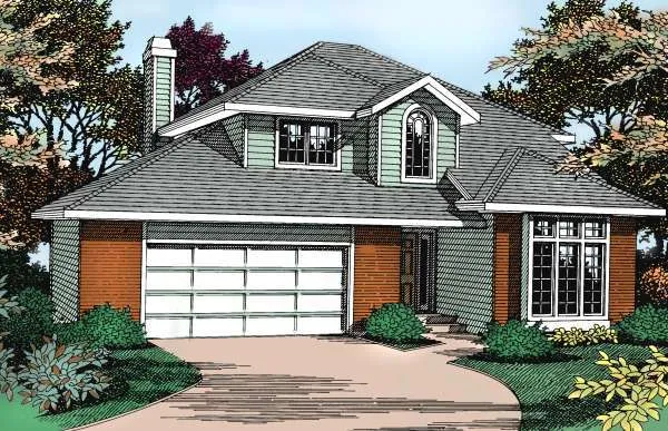Full Rendering for House Plan #230209