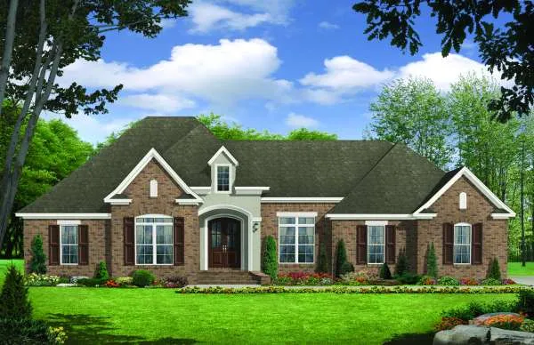 Full Rendering for House Plan #219632