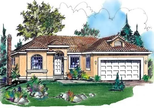 Full Rendering for House Plan #133219