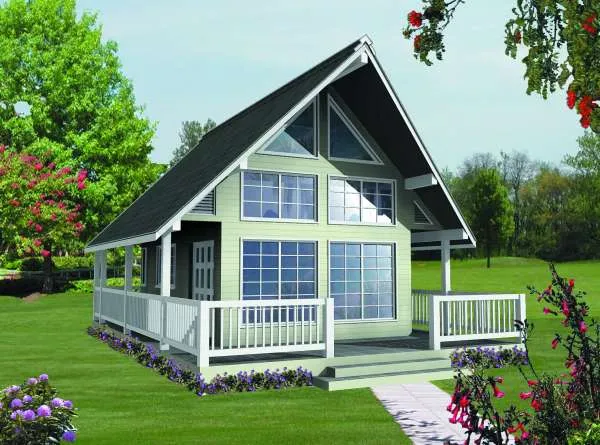 Full Rendering for House Plan #264850